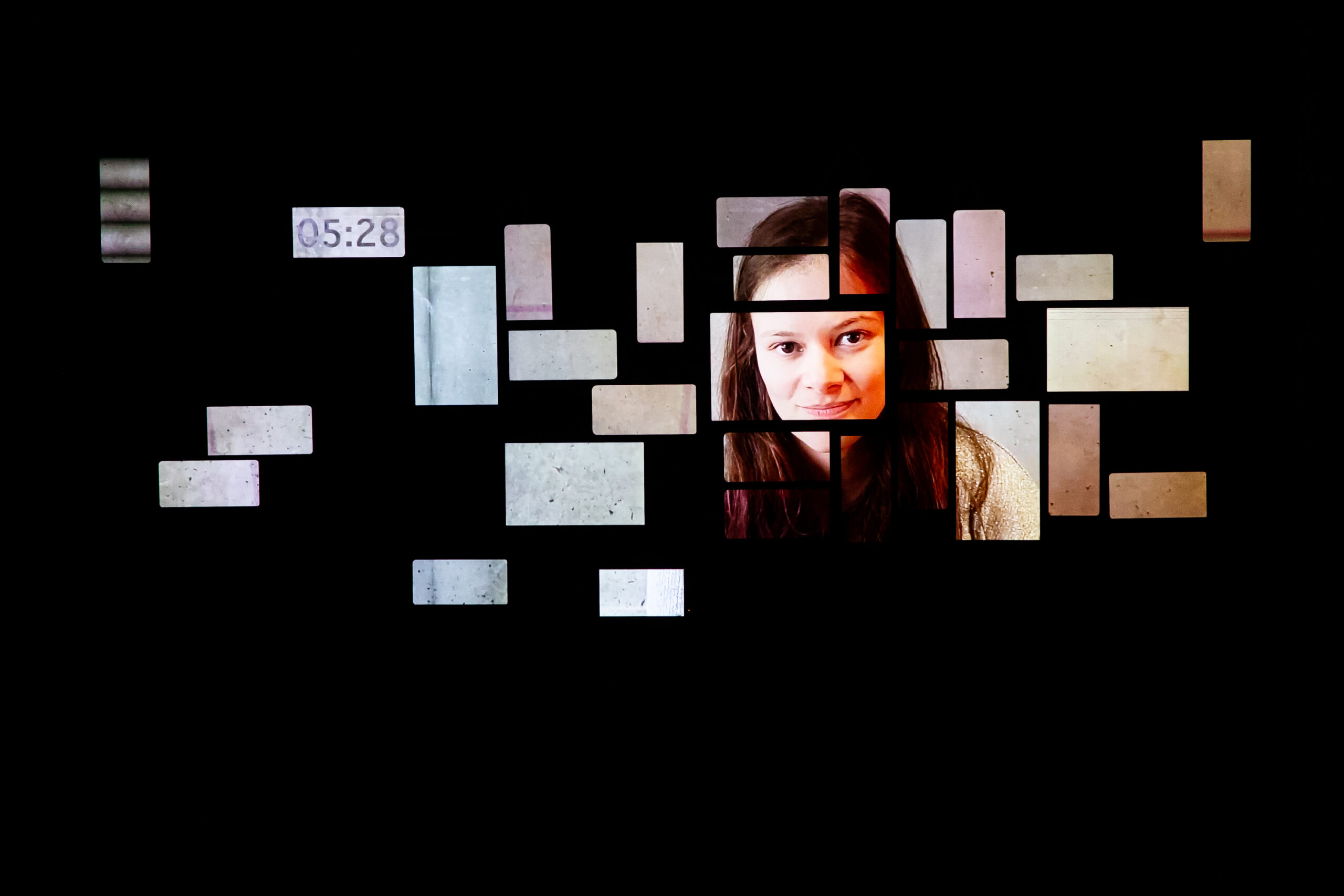 Flânerie en paysage mobile, création bloffique