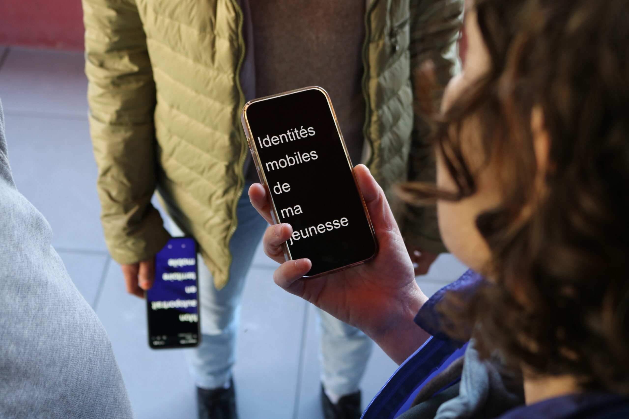 Portraits Mobiles, workshop de travail avec les jeunes